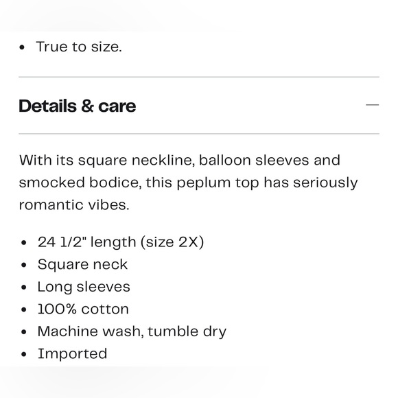 ❤️HP❤️ Madewell Lucie Smocked Peplum Top. Size 14W - Picture 3 of 10